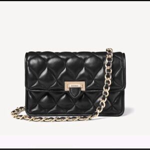 Aspinal Of London Lottie Pillow Clutch Black Nappa